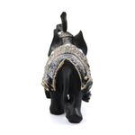 Casa si Gradina - Decoratiuni - Obiecte decorative - Accesorii decorative - Statueta Lucky Black Elephant din rasina, Negru, 13cm - Infinity.ro