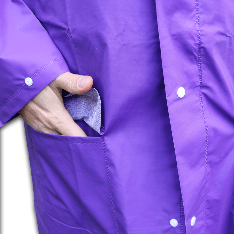 Casa si Gradina - Constructii - Echipamente de lucru - Imbracaminte protectia muncii - Pelerina de Ploaie - Model Easy Fit - Mov - BSP Guard - M - Infinity.ro