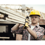 Casa si Gradina - Constructii - Echipamente de lucru - Manusi protectia muncii - Manusi de Lucru - Albastru cu Negru si Gri - BSP Guard - Infinity.ro