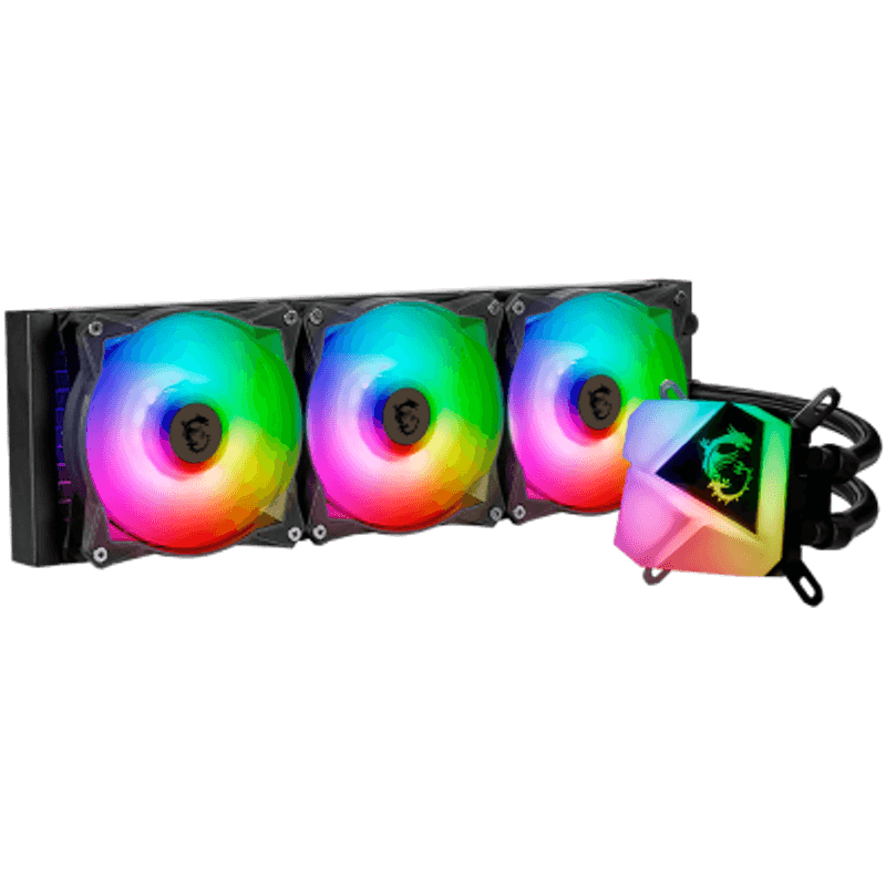 PC, gaming si accesorii - Componente PC - Coolere si Ventilatoare PC - Ventilatoare PC - Cooler MAG CORELIQUID C360, Global, 3x ARGB Fan, ARGB Block, Color Box - Infinity.ro