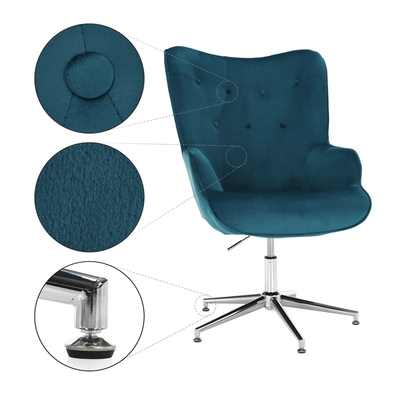 Casa si Gradina - Mobilier - Scaune si fotolii - Fotolii - Fotoliu de design, tesatura catifea crom, MARLOV - Infinity.ro