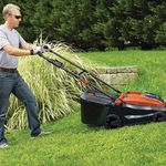 Casa si Gradina - Gradinarit si plante - Utilaje gradina - Masini de tuns iarba - Motocoasa, Masina pentru tuns gazon, iarba, acumulator 36V, 38 cm, 2x2.5 Ah Li-Ion, Black+Decker - Infinity.ro