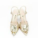 Fashion, accesorii si bijuterii - Femei - Incaltaminte femei - Sandale femei - Sandale aurii elegante 6881 130, 40 - Infinity.ro