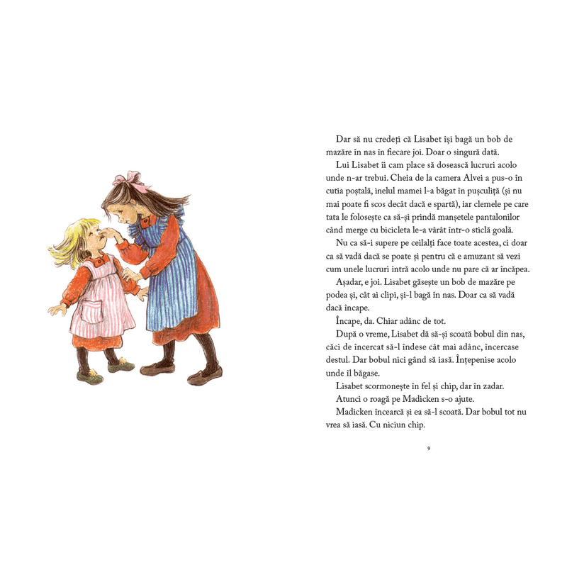 Carti si Birotica - Carti - Carti pentru copii - Basme si povesti - Lisabet si bobul de mazare - Astrid Lindgren - Infinity.ro