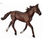 Jucarii, Copii si Bebe - Jucarii si jocuri - Figurine - Armasar Standardbred Pacer Castaniu - Infinity.ro
