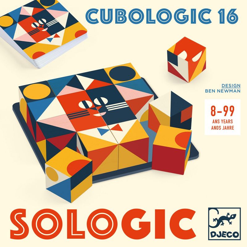 Jucarii, Copii si Bebe - Jucarii si jocuri - Jucarii & jocuri educative - Jocuri si jucarii educative - Joc de logica Cubologic 16 Djeco - Infinity.ro