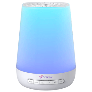 Dispozitiv Sunete Albe Vixev 34, Aplicatie Mobila Tuya, Smart 2 in 1, Control Tactil, Reincarcabil USB-C, Portabil, alb