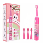 Ingrijire personala si Cosmetice - Igiena dentara - Periute de dinti electrice - Periuta de dinti muzicala pentru copii Vixev, 3 moduri de curatare, 34000 pulsatii, 3 capete, 3-12 ani, Roz - Infinity.ro