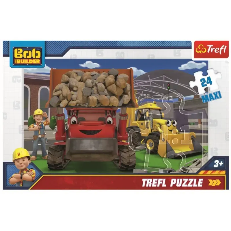 Jucarii, Copii si Bebe - Jucarii si jocuri - Jocuri si puzzle - Puzzle - Puzzle trefl 24 maxi bob constructorul - Infinity.ro