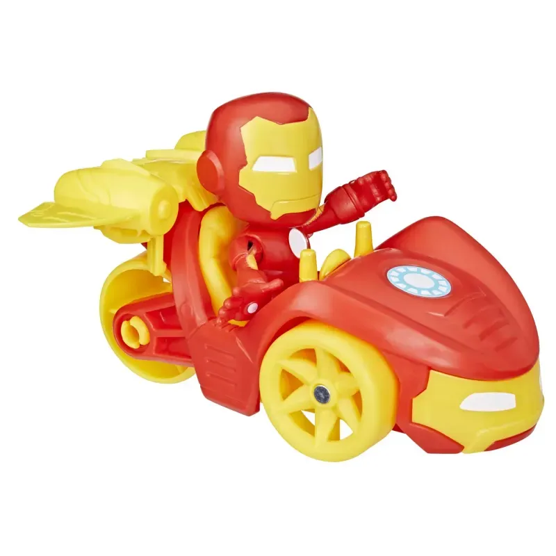 Jucarii, Copii si Bebe - Jucarii si jocuri - Figurine - Spidey prietenii extraordinari set masinuta si figurina si accesoriu iron man - Infinity.ro