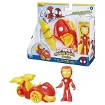 Jucarii, Copii si Bebe - Jucarii si jocuri - Figurine - Spidey prietenii extraordinari set masinuta si figurina si accesoriu iron man - Infinity.ro