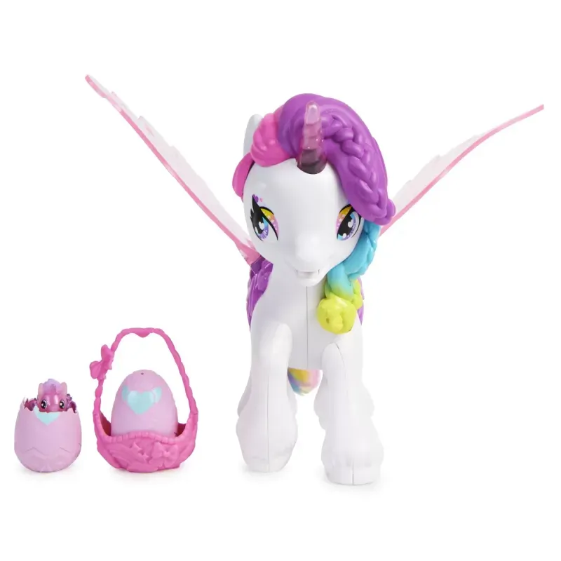 Jucarii, Copii si Bebe - Jucarii si jocuri - Jucarii & jocuri educative - Jucarii interactive - Hatchimals unicornul cu aripi magice - Infinity.ro
