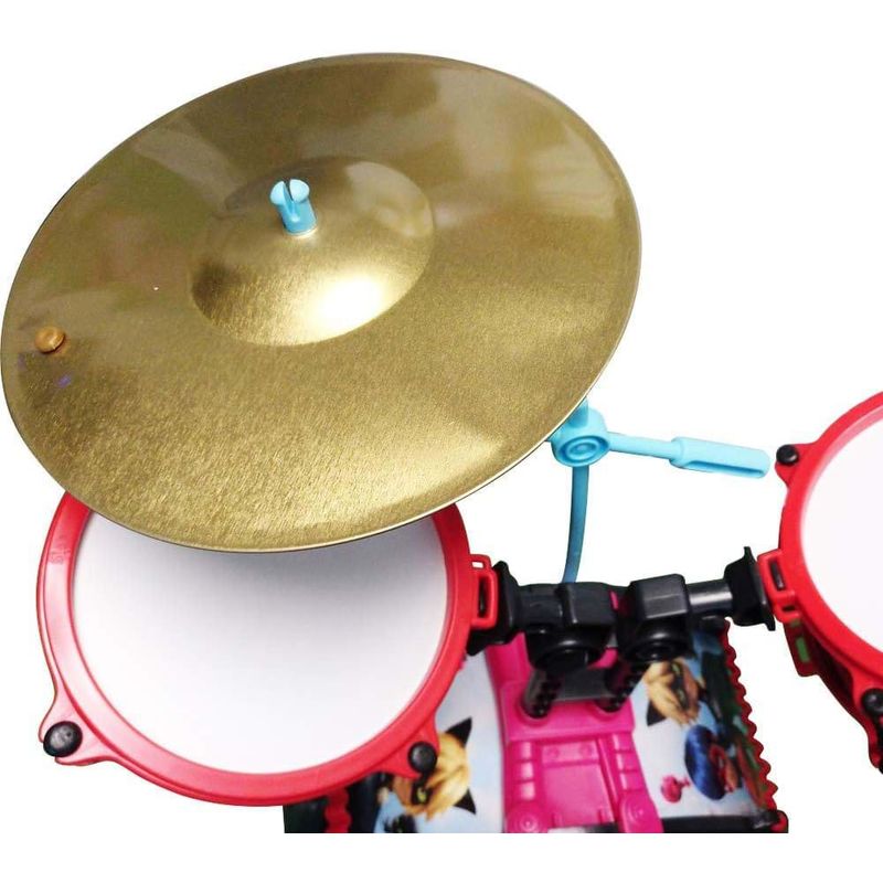 Jucarii, Copii si Bebe - Jucarii si jocuri - Jucarii de rol - Instrumente muzicale de jucarie - Set tobe Miraculous - Infinity.ro
