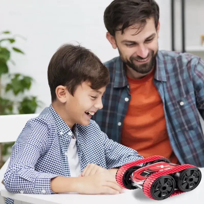 Jucarii, Copii si Bebe - Jucarii si jocuri - Vehicule si jucarii cu telecomanda - Masinute - Masina cu radicomanda exost rc stunt tank - Infinity.ro