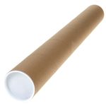 Carti si Birotica - Birotica - Articole ambalare - Tub din carton pentru protectie la transport folii si printuri, lungime 130 cm, diametru ø76mm, grosime perete 4mm - Infinity.ro