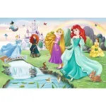 Jucarii, Copii si Bebe - Jucarii si jocuri - Jocuri si puzzle - Puzzle - Puzzle trefl 60 disney princess - intalneste printesa - Infinity.ro