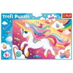 Jucarii, Copii si Bebe - Jucarii si jocuri - Jocuri si puzzle - Puzzle - Puzzle trefl 100 frumosul unicorn - Infinity.ro