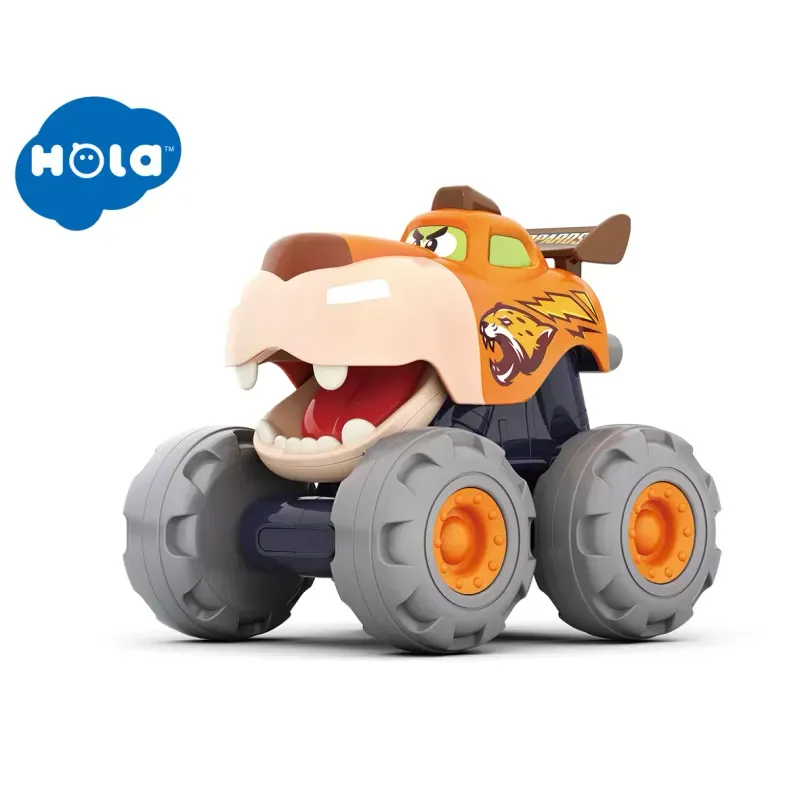 Jucarii, Copii si Bebe - Jucarii si jocuri - Jucarii bebelusi - Jucarii interactive bebelusi - Masinuta bebe monster truck leopardul infuriat - Infinity.ro