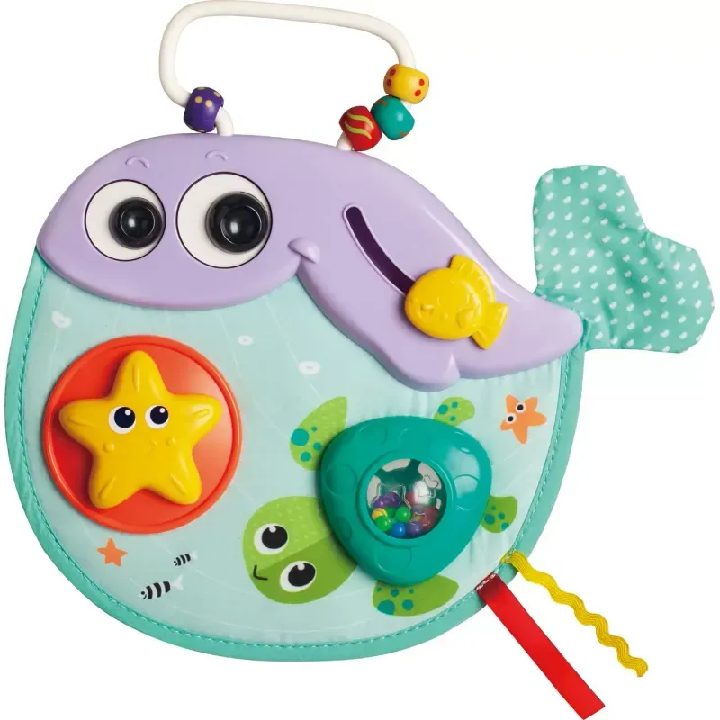 Jucarii, Copii si Bebe - Jucarii si jocuri - Jucarii bebelusi - Jucarii interactive bebelusi - Centru de activitati in forma de balenuta - Infinity.ro