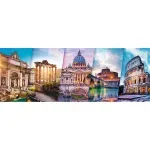 Jucarii, Copii si Bebe - Jucarii si jocuri - Jocuri si puzzle - Puzzle - Puzzle trefl 500 panorama calatorind in italia - Infinity.ro