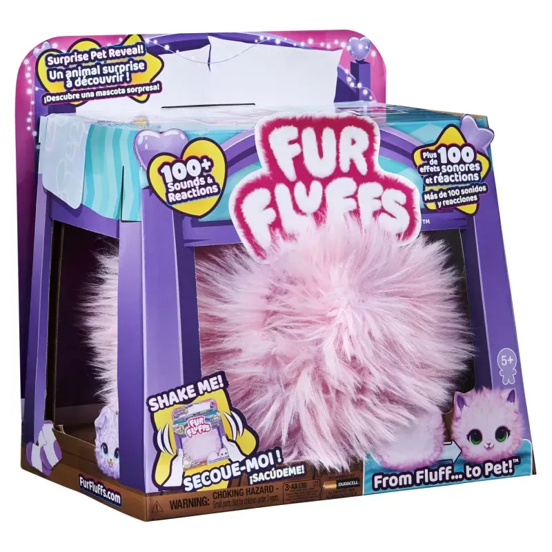 Jucarii, Copii si Bebe - Jucarii si jocuri - Jucarii de plus - Furr fluffs plus interactiv pisicuta - Infinity.ro