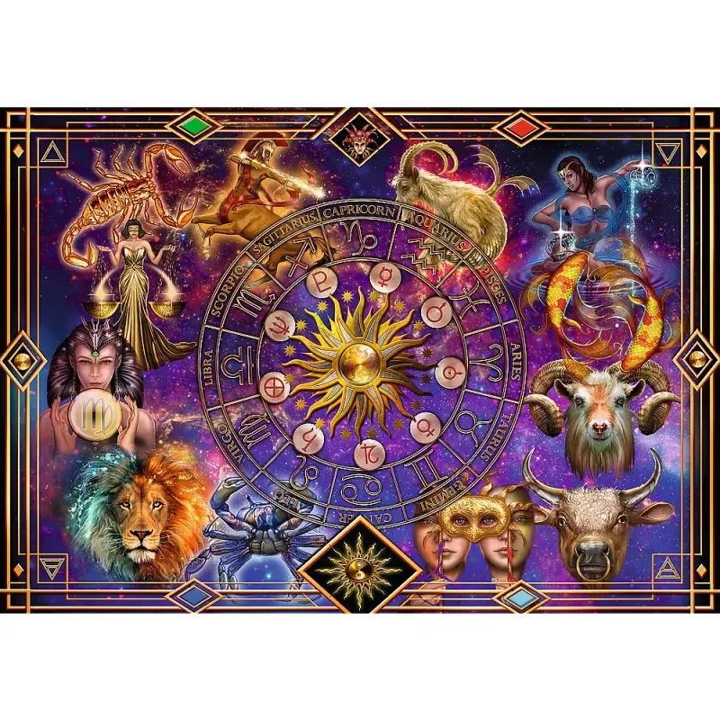 Jucarii, Copii si Bebe - Jucarii si jocuri - Jocuri si puzzle - Puzzle - Puzzle trefl spiral 1040 piese semne zodiacale - Infinity.ro