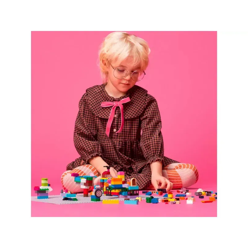 Jucarii, Copii si Bebe - Jucarii si jocuri - Seturi de constructie si cuburi - Cuburi si caramizi - Lego classic placa de baza gri 11024 - Infinity.ro