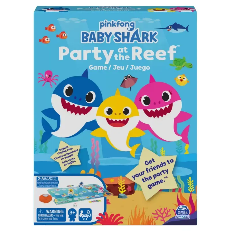 Jucarii, Copii si Bebe - Jucarii si jocuri - Jucarii & jocuri educative - Jocuri si jucarii educative - Baby shark joc petrecere la recif - Infinity.ro