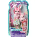 Jucarii, Copii si Bebe - Jucarii si jocuri - Papusi si accesorii - Papusi - Enchantimals papusi cu animalute bree bunny si twist - Infinity.ro