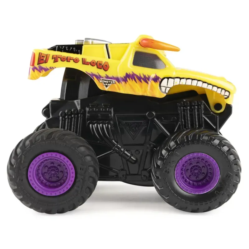 Jucarii, Copii si Bebe - Jucarii si jocuri - Vehicule si jucarii cu telecomanda - Masinute - Monster jam el toro loco seria click flip scara 1 la 43 - Infinity.ro