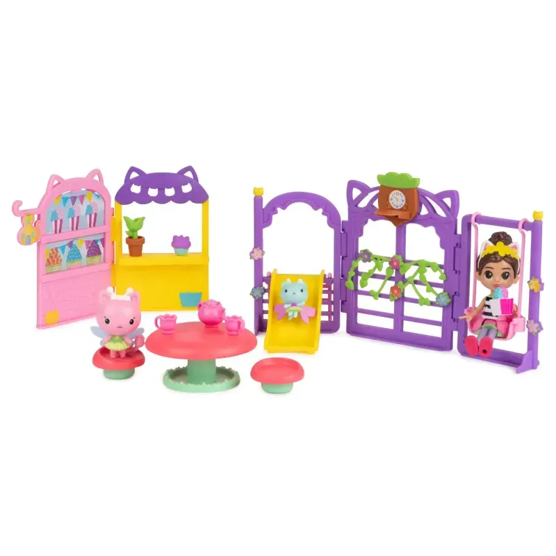 Jucarii, Copii si Bebe - Jucarii si jocuri - Papusi si accesorii - Papusi - Gabbys dollhouse set petrecerea din gradina - Infinity.ro