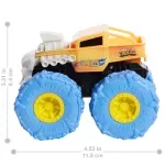 Jucarii, Copii si Bebe - Jucarii si jocuri - Vehicule si jucarii cu telecomanda - Masinute - Hot wheels monster truck masinuta twister tredz bone shaker portocaliu scara 1:43 - Infinity.ro