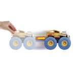 Jucarii, Copii si Bebe - Jucarii si jocuri - Vehicule si jucarii cu telecomanda - Masinute - Hot wheels monster truck masinuta twister tredz bone shaker portocaliu scara 1:43 - Infinity.ro