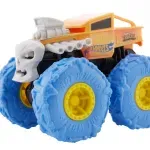 Jucarii, Copii si Bebe - Jucarii si jocuri - Vehicule si jucarii cu telecomanda - Masinute - Hot wheels monster truck masinuta twister tredz bone shaker portocaliu scara 1:43 - Infinity.ro