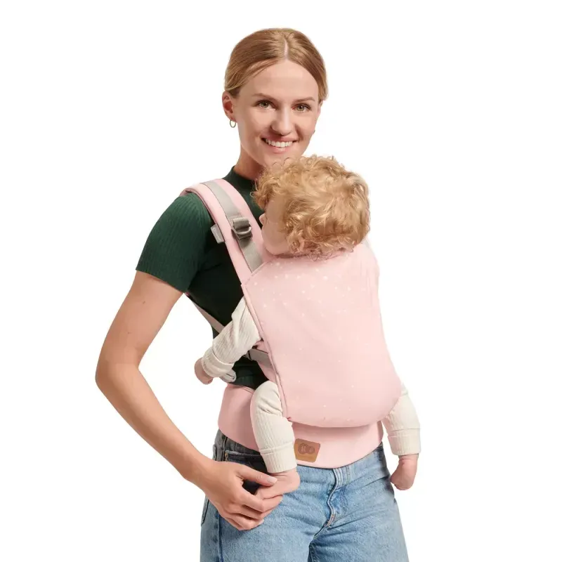 Jucarii, Copii si Bebe - Jucarii si jocuri - Jucarii bebelusi - Jucarii interactive bebelusi - Marsupiu ergonomic kinderkraft nino, pana la 20 kg, confetti pink - Infinity.ro