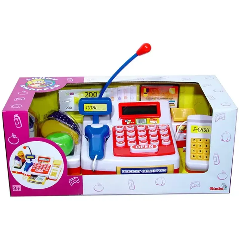 Jucarii, Copii si Bebe - Jucarii si jocuri - Jucarii de rol - Set joaca supermarket - Simba casa de marcat cu accesorii - Infinity.ro