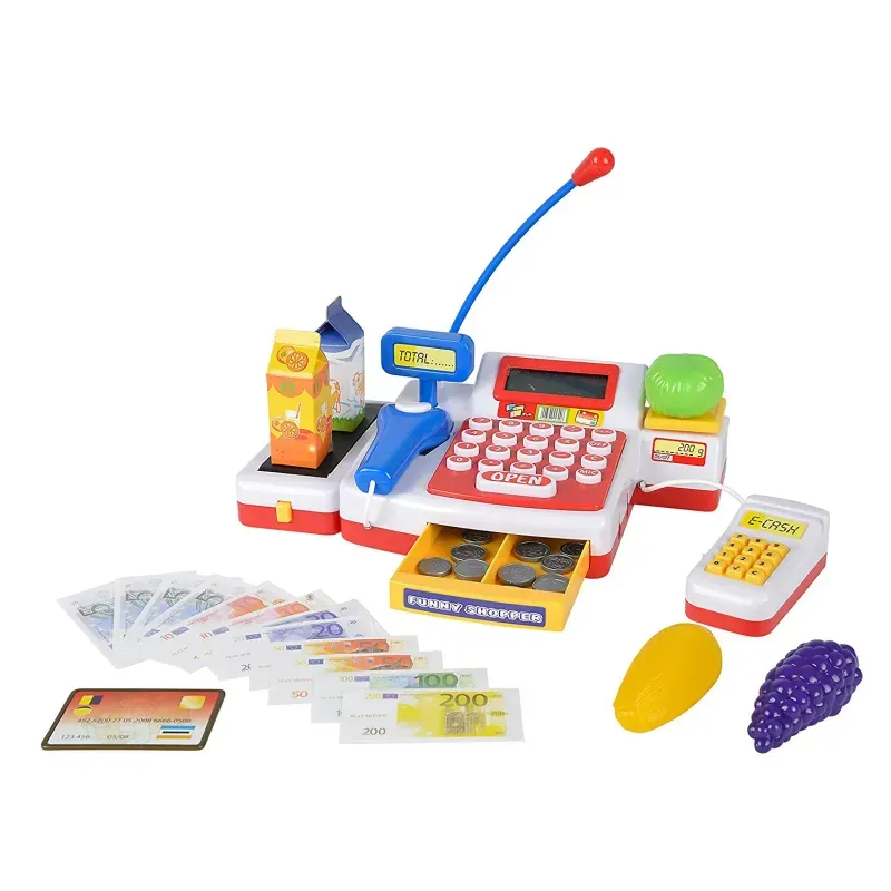 Jucarii, Copii si Bebe - Jucarii si jocuri - Jucarii de rol - Set joaca supermarket - Simba casa de marcat cu accesorii - Infinity.ro