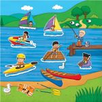 Jucarii, Copii si Bebe - Jucarii si jocuri - Jucarii & jocuri educative - Jocuri si jucarii educative - Cartea mea cu stickere - Activitati sportive - Infinity.ro