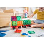 Jucarii, Copii si Bebe - Jucarii si jocuri - Seturi de constructie si cuburi - Seturi de constructie - Magnetic Tiles Set constructie magnetic, 24 piese masinute - Infinity.ro