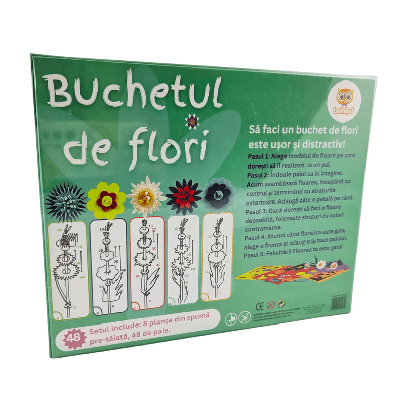 Jucarii, Copii si Bebe - Jucarii si jocuri - Jucarii & jocuri educative - Jocuri si jucarii educative - Set de creatie - Buchetul de flori - Infinity.ro