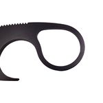 Sport si Outdoor - Camping - Cutite, bricege si accesorii - Cutite si bricege - Cutit tactic de vanatoare IdeallStore®, Broken Spirit, 8 cm, negru, teaca cu lant inclusa - Infinity.ro