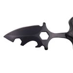 Sport si Outdoor - Camping - Cutite, bricege si accesorii - Cutite si bricege - Cutit tactic de vanatoare IdeallStore®, Broken Spear, 8 cm, negru, teaca cu prindere curea - Infinity.ro