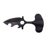 Sport si Outdoor - Camping - Cutite, bricege si accesorii - Cutite si bricege - Cutit tactic de vanatoare IdeallStore®, Broken Spear, 8 cm, negru, teaca cu prindere curea - Infinity.ro