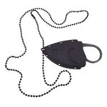 Sport si Outdoor - Camping - Cutite, bricege si accesorii - Cutite si bricege - Cutit tactic de vanatoare IdeallStore®, Broken Spirit, 8 cm, negru, teaca cu lant inclusa - Infinity.ro