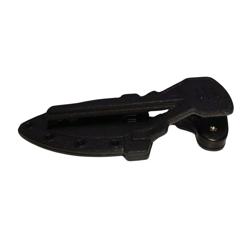 Sport si Outdoor - Camping - Cutite, bricege si accesorii - Cutite si bricege - Cutit tactic de vanatoare IdeallStore®, Broken Spear, 8 cm, negru, teaca cu prindere curea - Infinity.ro