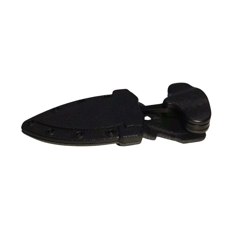 Sport si Outdoor - Camping - Cutite, bricege si accesorii - Cutite si bricege - Cutit tactic de vanatoare IdeallStore®, Broken Spear, 8 cm, negru, teaca cu prindere curea - Infinity.ro