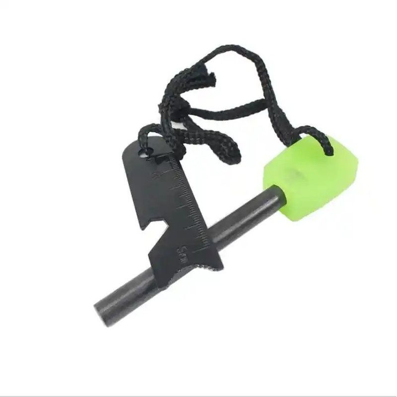 Sport si Outdoor - Camping - Accesorii camping si drumetii - Set Amnar pentru camping si Fluier IdeallStore®, Ultimate Survival, otel inoxidabil, 11 cm - Infinity.ro