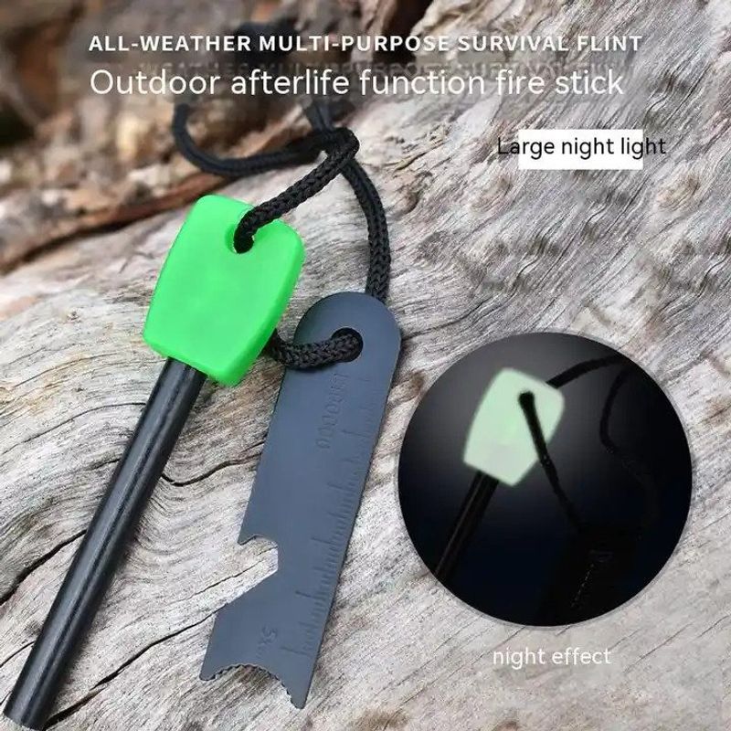 Sport si Outdoor - Camping - Accesorii camping si drumetii - Set Amnar pentru camping si Fluier IdeallStore®, Ultimate Survival, otel inoxidabil, 11 cm - Infinity.ro