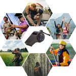 Sport si Outdoor - Camping - Accesorii camping si drumetii - Set 2 fluiere 3 in 1 IdeallStore® cu busola si termometru , 6 cm , verde - Infinity.ro