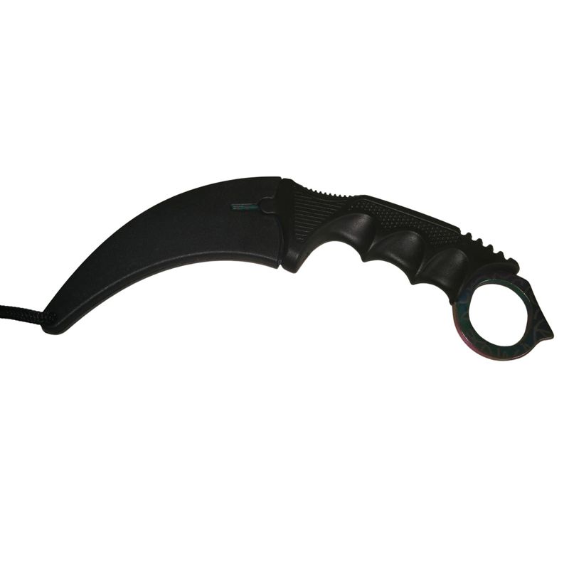 Sport si Outdoor - Sporturi de contact - Produse autoaparare - Set Box autoaparare si Cutit Karambit, 18.5 cm IdeallStore® , otel inoxidabil - Infinity.ro